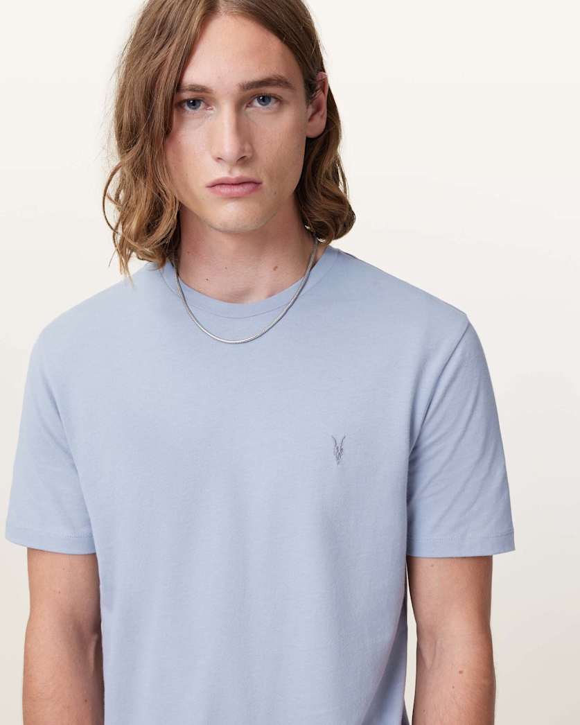 Brace Brushed Cotton Crew Neck T-Shirt